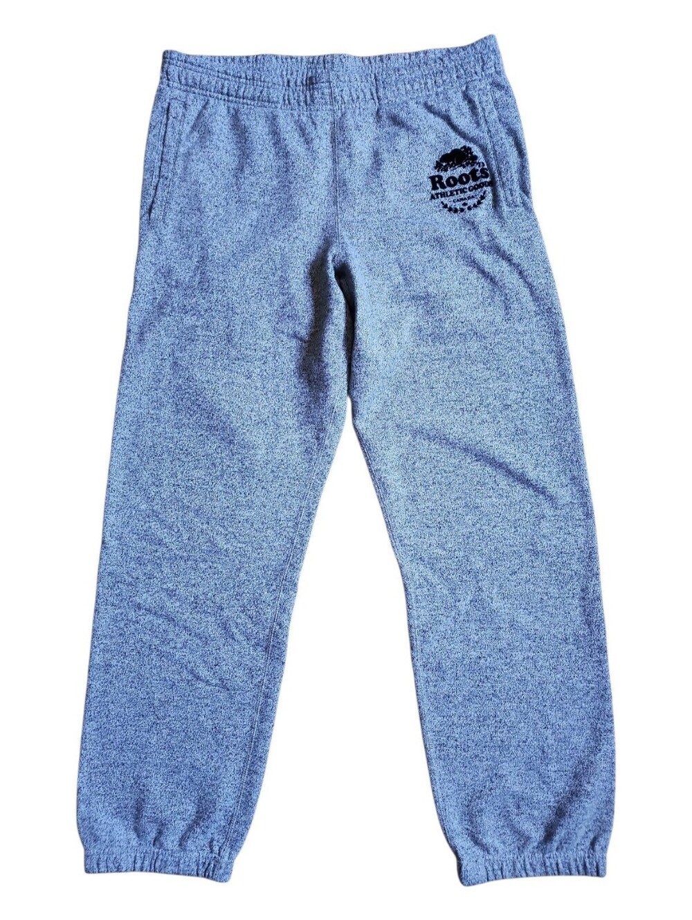 Roots Mens Heather Gray Logo Sweatpants